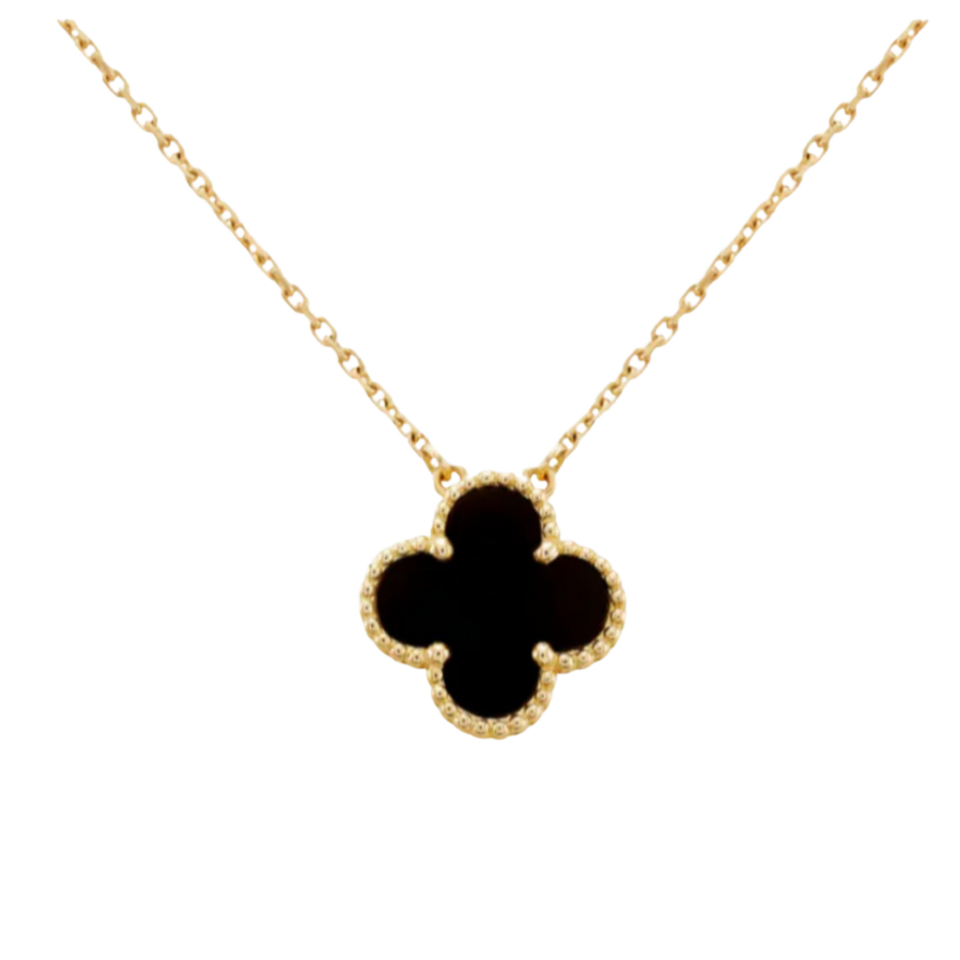 Clover Necklace 💧 (9387422548297)