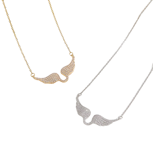 Wings Necklace 💧 (9427038306633)